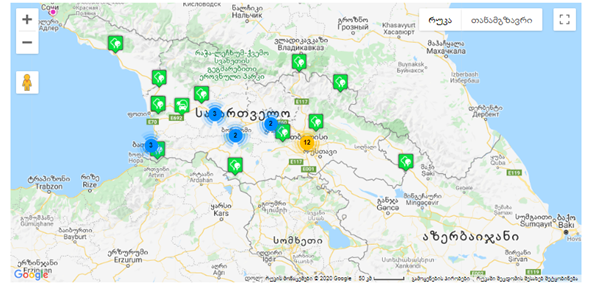 Eco-map Georgia